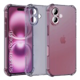 Husa iPhone 16 Plus Asteroid GSM Shockproof Clear Silicone, fumuriu