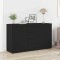 Bufet cu sertar Negru 120 x 36 x 69 cm Lemn compozit