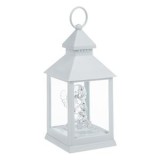 Felinar Alb cu Ingeras și LED, 10x10x24cm, CMCLASS