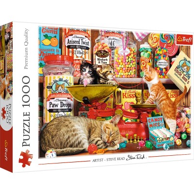PUZZLE TREFL 1000 PISICI SI DULCIURI foto