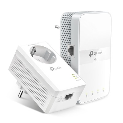 KIT ADAPTOR + Amplificator POWERLINE TP-Link, AC1200 dual band 802.11ac Wi-Fi, Gigabit Ethernet Port, &amp;quot;TL-WPA7617 KIT&amp;quot; (timbru verde 2 lei) foto