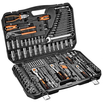 Trusa scule 233buc 1/2&amp;quot;, 3/8&amp;quot; si 1/4&amp;quot; NEO TOOLS 10-078 HardWork ToolsRange foto