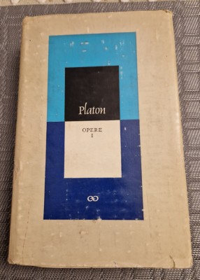 Platon Opere volumul 1 foto