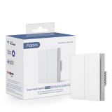 Intrerupator inteligent Aqara Smart Wall Switch H1 (With Neutral &ndash; cu Nul, Double Rocker)