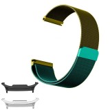 Curea otel, Milanese Loop Slim, compatibila cu Samsung Galaxy Watch9 40mm, Green Mix