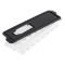 Tavă Cuburi Gheață, Model Standard, Capac Negru, Plastic, Dimensiuni 26.5x9.5x3.7 cm