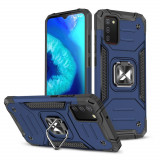 Husa Husa Hibrida Wozinsky Ring Armor + Suport Magnetic Pentru Samsung Galaxy A03s Albastru 9145576243244