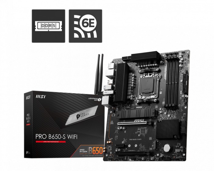 Placa de baza MSI PRO B650-S WIFI AM5