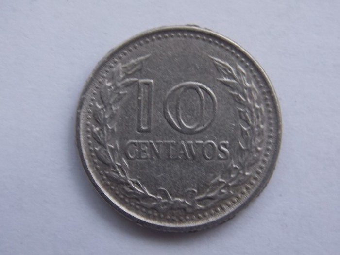 10 CENTAVOS 1972 COLUMBIA