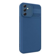Husa cross compatibila cu samsung galaxy a24, super camera protect htpmag, albastru foto