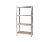 Raft metalic depozitare 4 rafturi 150x75x30 cm, sarcina 175kg/raft. Etajera magazie, garaj, debara, organizator