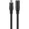 Cablu prelungitor 2.1x5.5mm DC 3m cupru AWG20 0.5mm mama-tata Goobay
