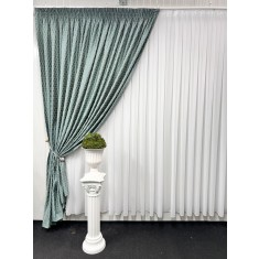 Draperie Baroc, verde menta