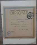 Campionatele RSR Moderna 1972//diploma si medalie FRG, Sabina Serbanescu Macovei