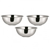 Set 3 boluri mici din INOX 14cm Grunberg IGR008