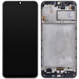 Cumpara ieftin Display cu Touchscreen Samsung Galaxy M21 M215 / M30s M307, cu Rama, Negru, Service Pack GH82-21265A