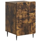 vidaXL Dulap de noapte Stejar fumuriu 43x 41 x 68 cm Lemn prelucrat 894330