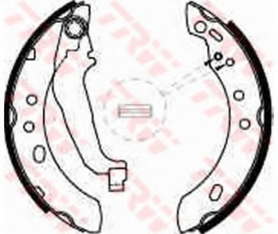 Set saboti frana NISSAN MICRA II (K11) (1992 - 2003) TRW GS8527 foto