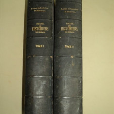 Recueil des Historiens des Croisades - Historiens Grecs, II Tomuri, Paris, 1875 - 1881