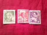 Serie mica Elvetia 1936 Pro Juventute - 3 valori stampilate