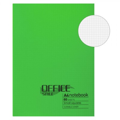 Caiet Matematică, Office Style, A4, Verde Lime, 60 File foto