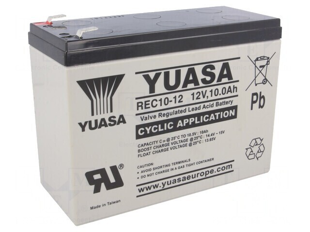 Baterie Plumb-Acid 12V 10Ah AGM fără &Icirc;ntreținere