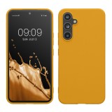 Husa Kwmobile pentru Samsung Galaxy A54 5G, Galben, Silicon, KWM000018FR029C, Carcasa