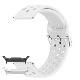 Curea din silicon, compatibila Samsung Galaxy Watch8 40mm, Alb