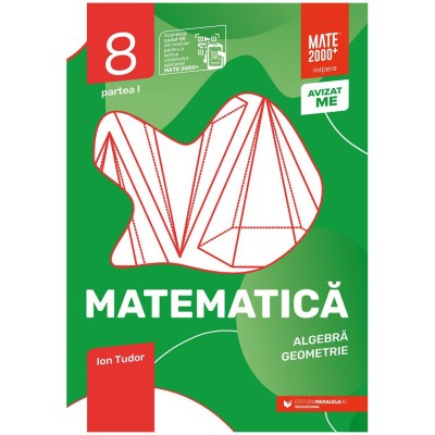 Mate initiere. Cls. VIII. Partea I. 2024-2025 foto