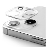 Folie sticla pentru camera apple iphone 15 / 15 plus, transparenta, Flippy