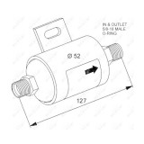 Uscator condensator aer conditionat Daf 95, 95 Xf Nrf 33117