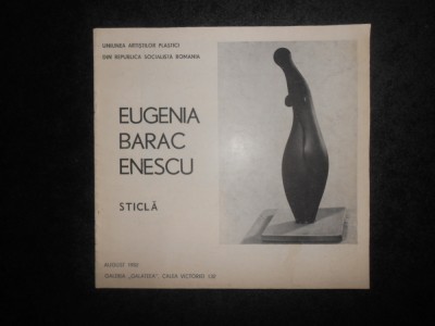 Eugenia Barac Enescu. Album Sticla foto