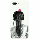 Husa silicon pentru Xiaomi Mi 8 Lite, Girl With Headphone