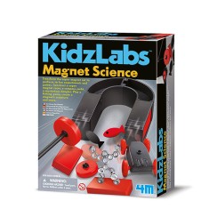 Kit magnetic pentru 10 experimente, Magnet Science, KidzLabs, 4M foto