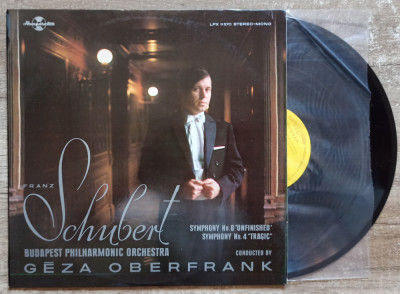 Franz Schubert, Geza Oberfrank, Symphony no. 8, no. 4// disc vinil foto