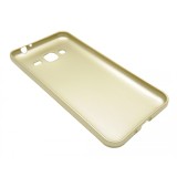 Husa silicon Ultra Chrome aurie pentru Samsung Galaxy J3 (SM-J320F) (2016)
