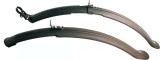 Aripi MTB Slim Plastic V-Brake/Cantilever - Protectie Noroi Bicicleta, Usoare si Rezistente