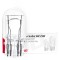 Set 10 becuri cu halogen t20, w21 / 5w, w3x16q