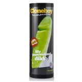 Kit pentru clonare penis CLONEBOY My Personalized Dildo, cu silicon de &icirc;naltă calitate, verde fosforescent