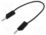 Cablu de măsurare Hirschmann T&amp;M 60VDC 30VAC 32A 250mm roșu