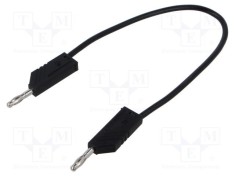 Cablu de măsurare Hirschmann T&amp;M 60VDC 30VAC 32A 250mm roșu