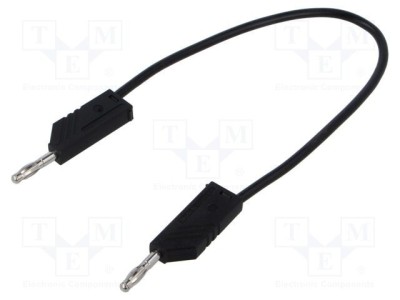 Cablu de măsurare Hirschmann T&amp;amp;M 60VDC 30VAC 32A 250mm roșu foto