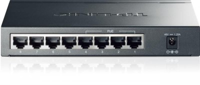 Switch 4 porturi PoE 4000 MAC 1000 Mbps TP-Link - TL-SG1008P SafetyGuard Surveillance foto