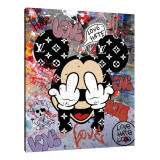 Tablou Canvas, Tablofy, Mickey Punch, Printat Digital, 90 &times; 120 cm