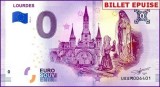 !!! RARR : 0 EURO SOUVENIR - FRANTA , LOURDES , SANCTUARUL - 2019.2 - UNC // NU TRIMIT PRIN CURIER