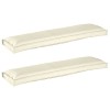 VidaXL Set de perne pentru palet 2 pcs Crem 150 x 40 x 8 cm