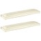 vidaXL Set de perne pentru palet 2 pcs Crem 150 x 40 x 8 cm