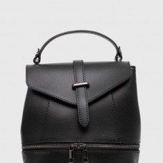 Answear Lab rucsac femei, culoarea negru, mic, neted