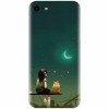 Husa silicon pentru Apple Iphone 6 Plus, Cat And Girl