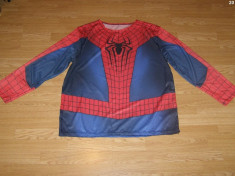 costum carnaval serbare spiderman pentru adulti marime XXL foto